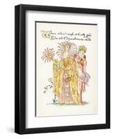 Plants, Chrysanthemum-Walter Crane-Framed Art Print