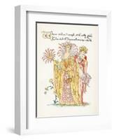 Plants, Chrysanthemum-Walter Crane-Framed Art Print