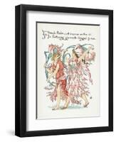 Plants, Dianthus Species-Walter Crane-Framed Art Print