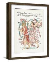 Plants, Dianthus Species-Walter Crane-Framed Art Print