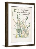 Plants, Galanthus-Walter Crane-Framed Art Print