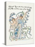 Plants, Hyacinthus-Walter Crane-Stretched Canvas