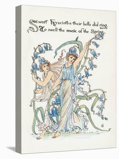 Plants, Hyacinthus-Walter Crane-Stretched Canvas