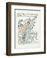 Plants, Hyacinthus-Walter Crane-Framed Art Print