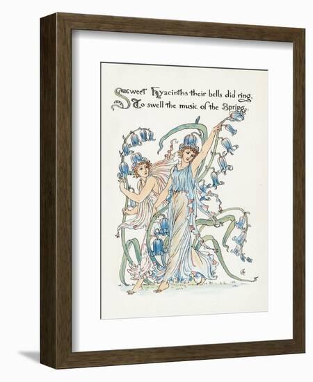 Plants, Hyacinthus-Walter Crane-Framed Art Print