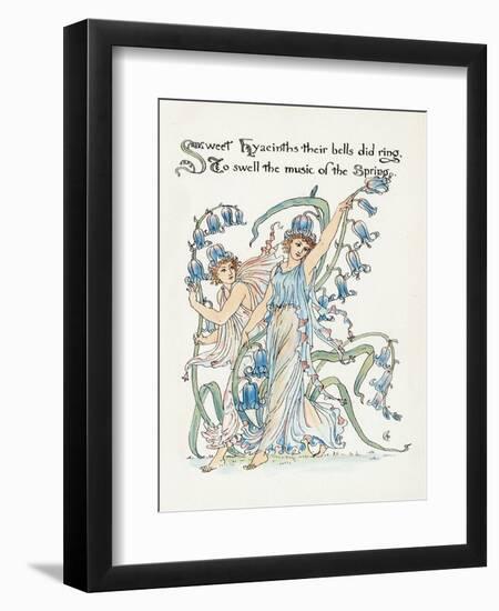 Plants, Hyacinthus-Walter Crane-Framed Art Print