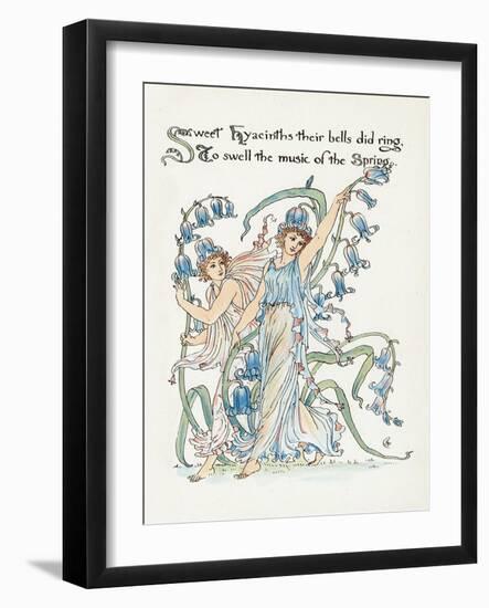 Plants, Hyacinthus-Walter Crane-Framed Art Print