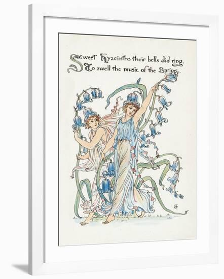 Plants, Hyacinthus-Walter Crane-Framed Art Print