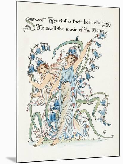 Plants, Hyacinthus-Walter Crane-Mounted Art Print