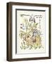 Plants, Iris-Walter Crane-Framed Art Print