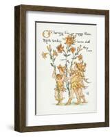 Plants, Lilium Species-Walter Crane-Framed Art Print