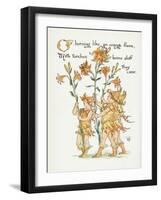 Plants, Lilium Species-Walter Crane-Framed Art Print