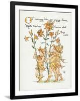 Plants, Lilium Species-Walter Crane-Framed Art Print