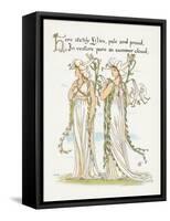 Plants, Lilium Species-Walter Crane-Framed Stretched Canvas