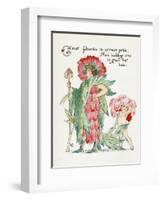 Plants, Paeonia-Walter Crane-Framed Art Print