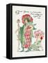 Plants, Paeonia-Walter Crane-Framed Stretched Canvas