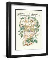 Plants, Rosa Species-Walter Crane-Framed Art Print