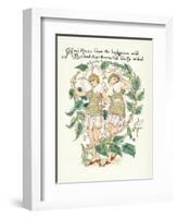 Plants, Rosa Species-Walter Crane-Framed Art Print