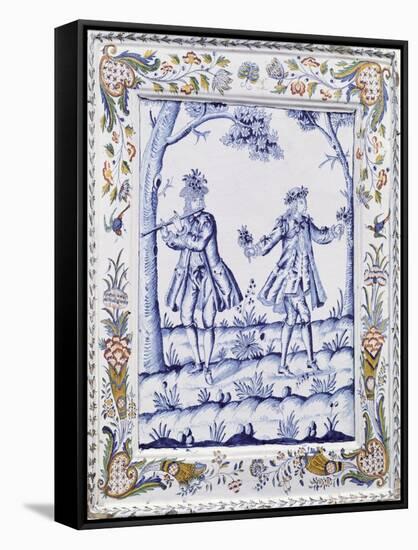 Plaque Depicting a Scene from "The Magic Flute"-null-Framed Stretched Canvas