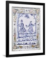 Plaque Depicting a Scene from "The Magic Flute"-null-Framed Giclee Print