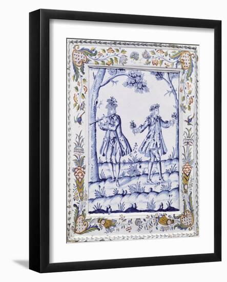 Plaque Depicting a Scene from "The Magic Flute"-null-Framed Giclee Print