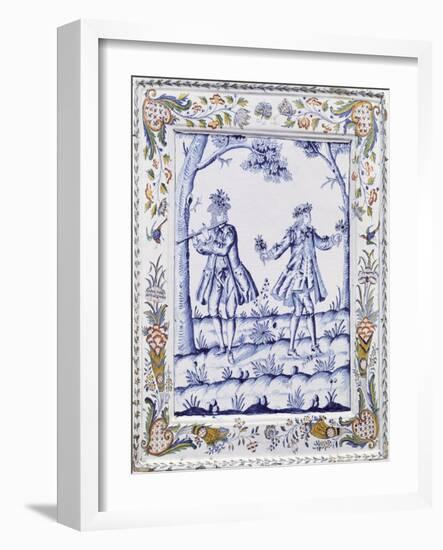 Plaque Depicting a Scene from "The Magic Flute"-null-Framed Giclee Print