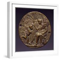 Plaque Depicting Allegorical Scene-Andrea Riccio-Framed Giclee Print