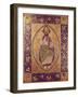 Plaque Depicting Christ Blessing (Gold & Champleve Enamel)-null-Framed Giclee Print
