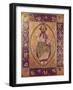 Plaque Depicting Christ Blessing (Gold & Champleve Enamel)-null-Framed Giclee Print