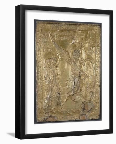 Plaque et couvercle à glissière du Reliquaire de la Pierre du Saint Sépulcre : Les Saintes Femmes-null-Framed Giclee Print