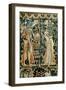 Plaque from the Lid of a Coffer Showing Tutankhamun (circa 1370-52 BC) and His Wife Ankhesenamun-null-Framed Giclee Print