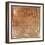 Plaque of Darius I 550-500 BC-null-Framed Giclee Print