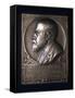 Plaquette Commemorating the Death of Henri Poincare, French Mathematician, 1912-null-Framed Stretched Canvas