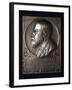 Plaquette Commemorating the Death of Henri Poincare, French Mathematician, 1912-null-Framed Photographic Print