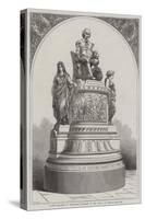 Plaster Monument of Shakespeare, Modelled by the Late J E Thomas-R. Dudley-Stretched Canvas