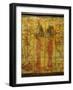 Plastered and Painted Wood Casket with Decorations of Protecting Deities-null-Framed Giclee Print