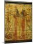 Plastered and Painted Wood Casket with Decorations of Protecting Deities-null-Mounted Giclee Print