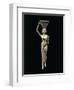 Plastered and Painted Wood Statue Depicting a Female Offering-Bearer, Middle Kingdom-null-Framed Giclee Print