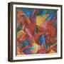 Plastic Forms of a Horse-Umberto Boccioni-Framed Art Print