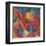 Plastic Forms of a Horse-Umberto Boccioni-Framed Art Print