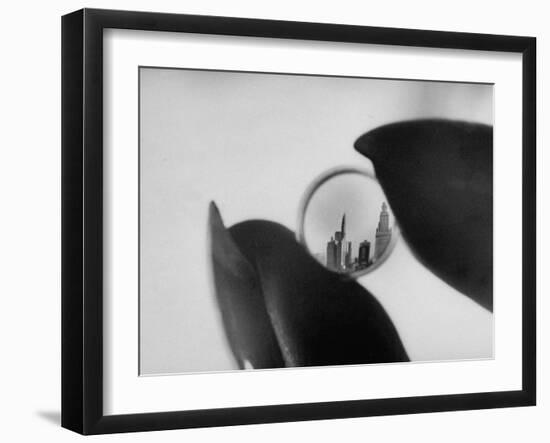 Plastic Lens Which Replaces the Cornea-null-Framed Photographic Print