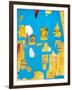 Plastic Sax-Jean-Michel Basquiat-Framed Giclee Print