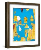 Plastic Sax-Jean-Michel Basquiat-Framed Giclee Print