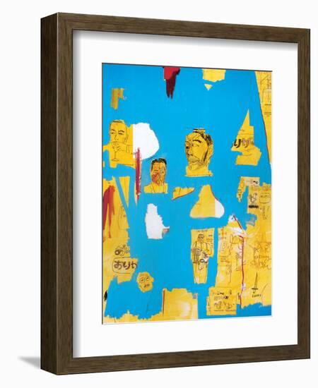 Plastic Sax-Jean-Michel Basquiat-Framed Giclee Print