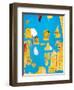 Plastic Sax-Jean-Michel Basquiat-Framed Giclee Print