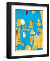 Plastic Sax-Jean-Michel Basquiat-Framed Giclee Print