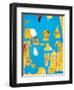 Plastic Sax-Jean-Michel Basquiat-Framed Giclee Print