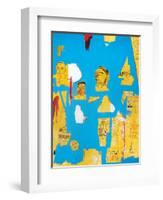 Plastic Sax-Jean-Michel Basquiat-Framed Giclee Print