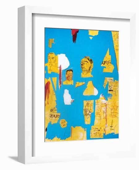 Plastic Sax-Jean-Michel Basquiat-Framed Giclee Print