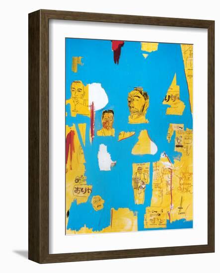 Plastic Sax-Jean-Michel Basquiat-Framed Giclee Print